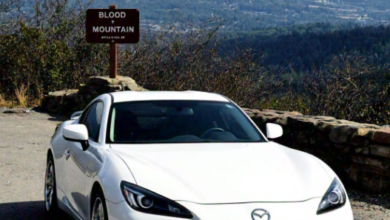 Blood Mountain White Miata