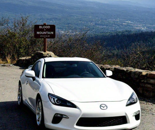 Blood Mountain White Miata