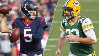 Houston Texans vs Green Bay Packers Match Player Stats