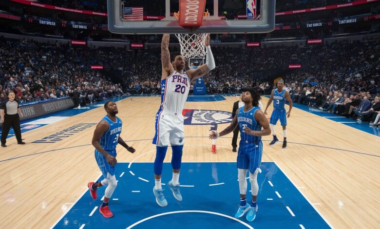 76ers vs charlotte hornets match player stats​