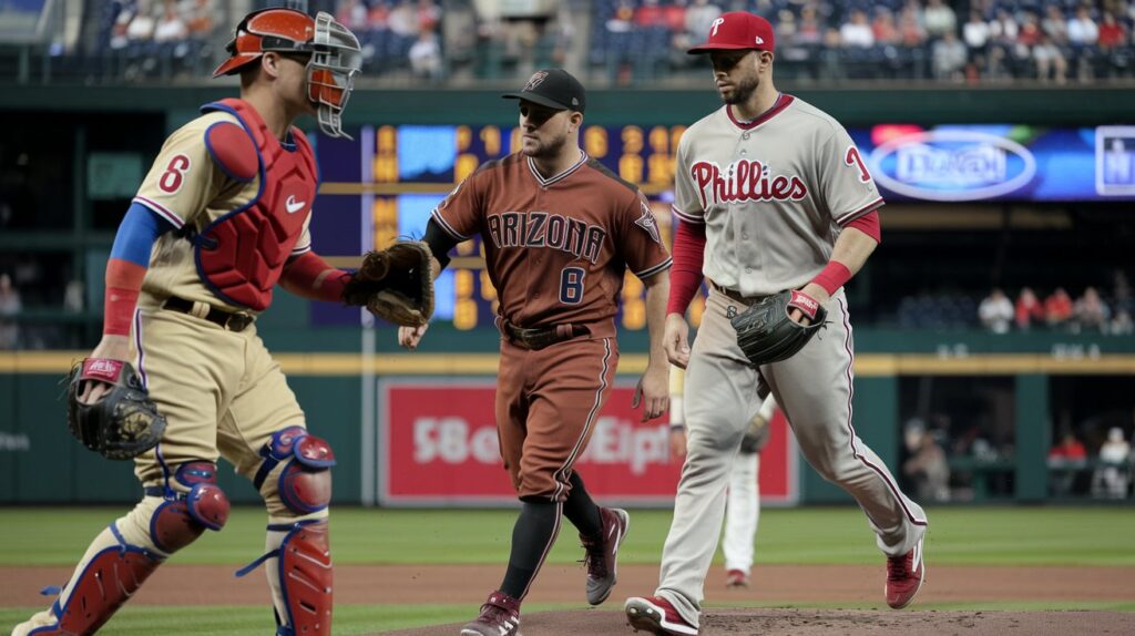 Arizona Diamondbacks vs Phillies Match Player Stats