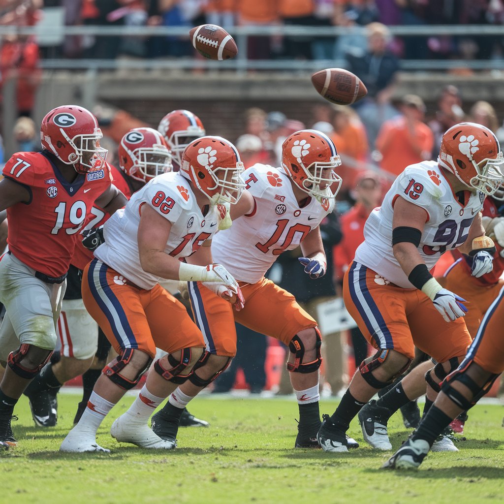 Clemson Tigers Football vs Georgia Bulldogs Football Match Player Stats