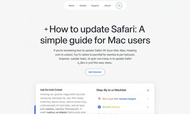 How to Update Safari